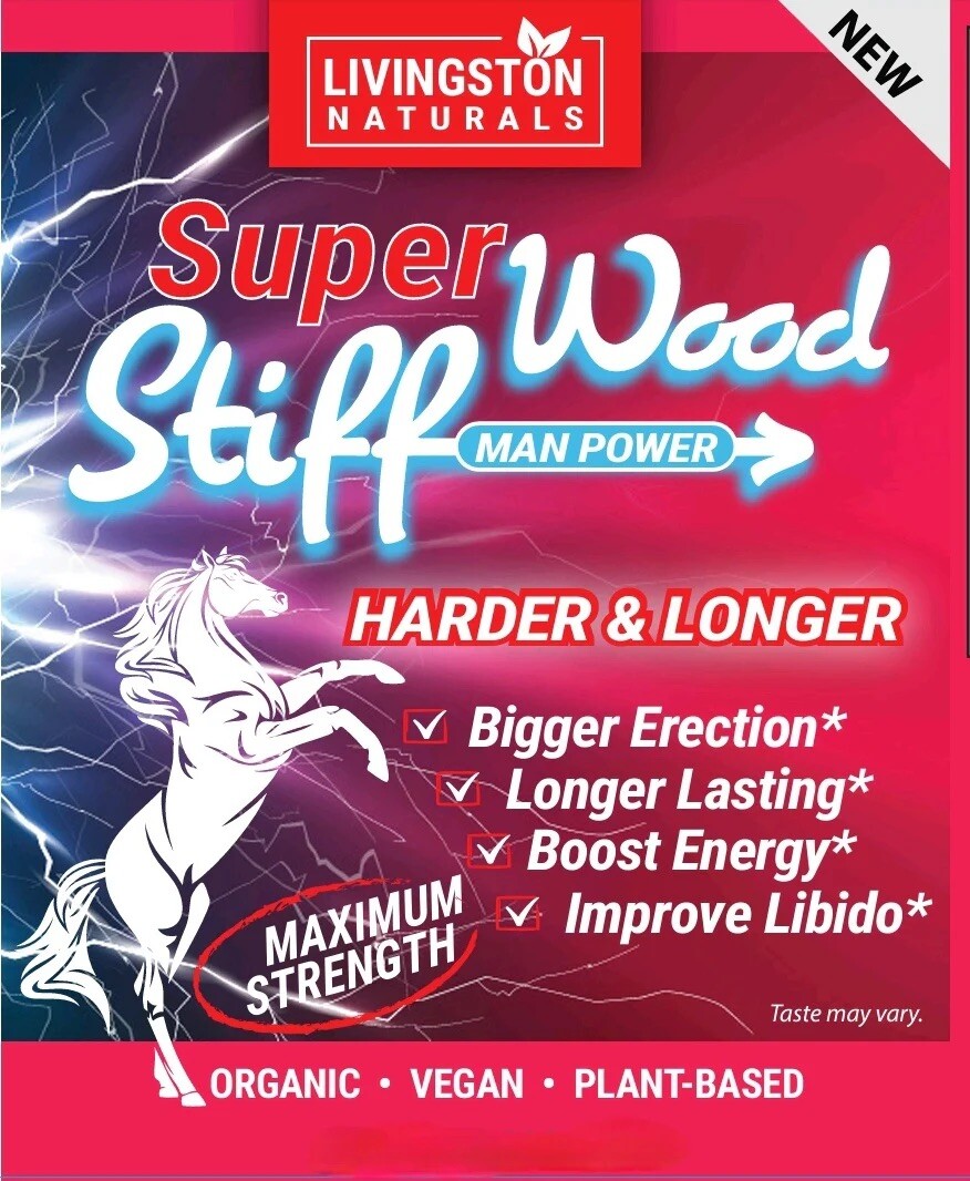 Organic SUPER STIFF WOOD By Livingston Natural Herbal Labs, Plant-Based 16 oz