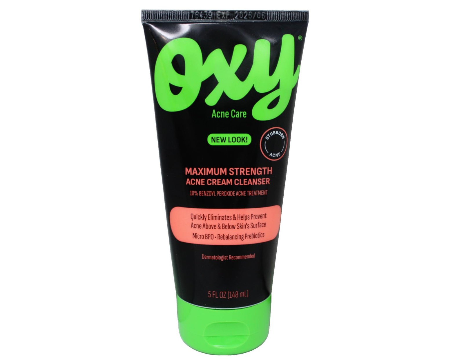 Oxy Acne Medication Face Wash – Maximum Action 5 Fl Oz (Pack of 1), Green