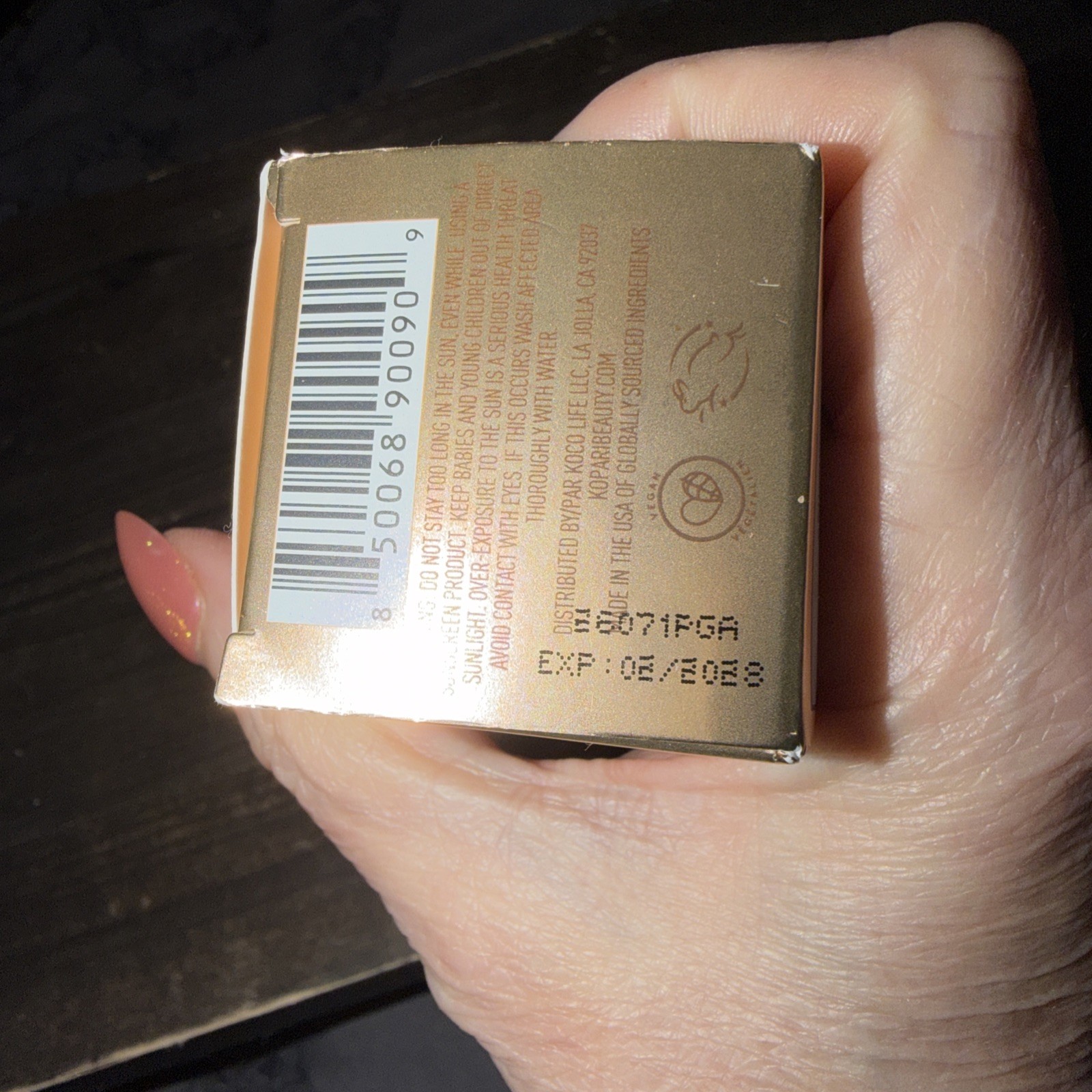 Kopari Beauty Sun Veil Illuminating Elixir Face Sunscreen SPF 38 New (1.0 oz)