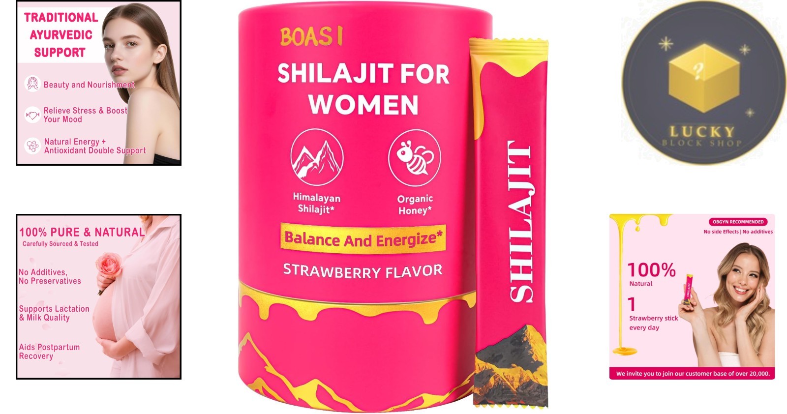 Delicious Shilajit Honey Sticks for Women – Boost Energy & Immunity – 30 Sticks