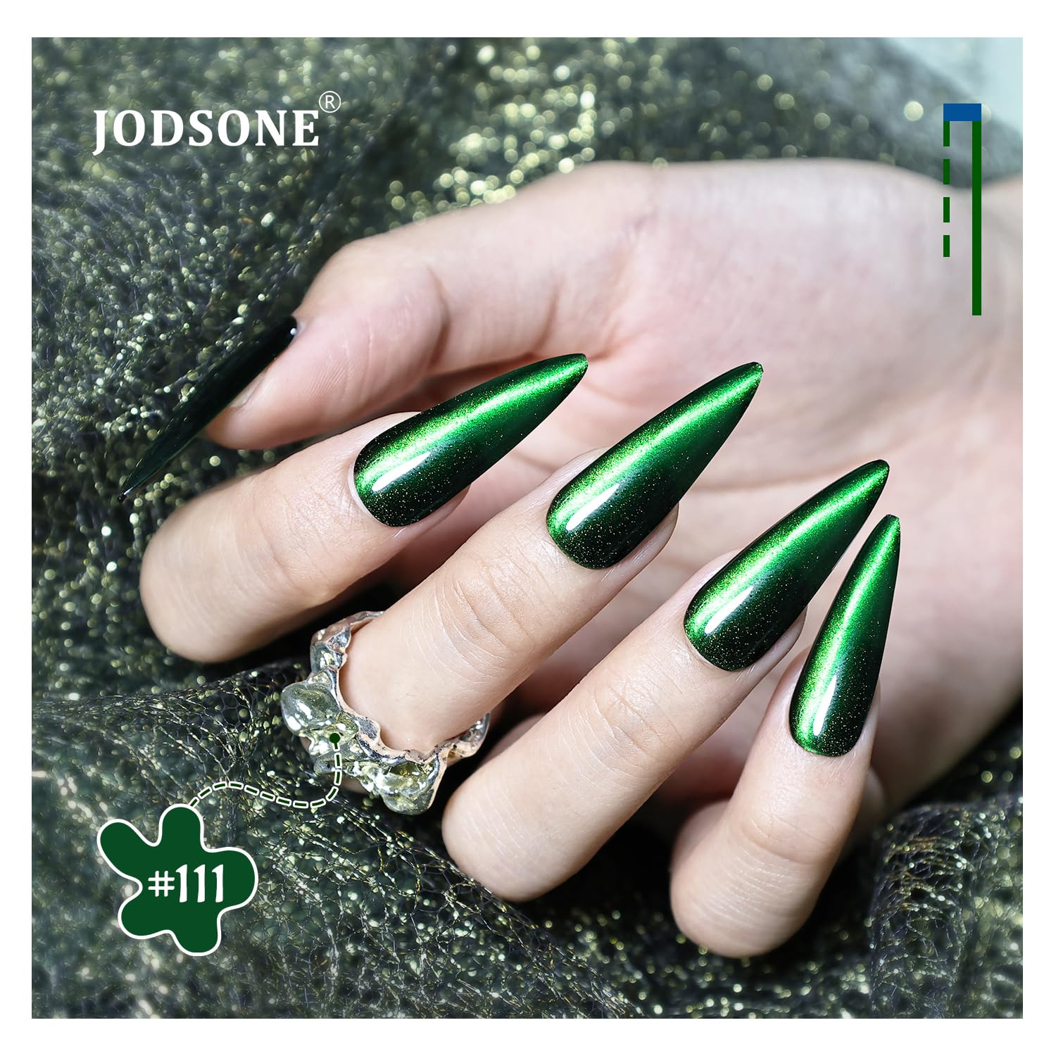Cat Eye Gel Nail Polish 10 Colors Blue Green Red with Base Coat Top Coat Magnet