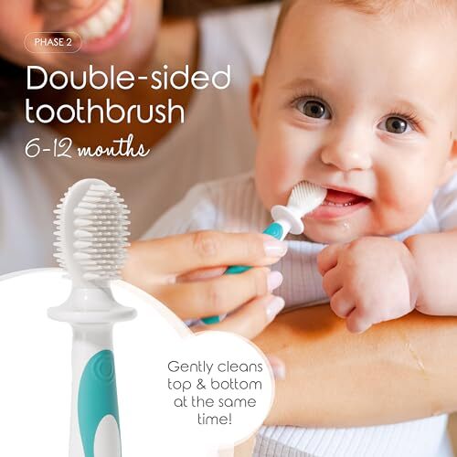 Award-Winning Baby Toothbrush Set 3-24 Months – Baby Finger Toothbrush Traini…