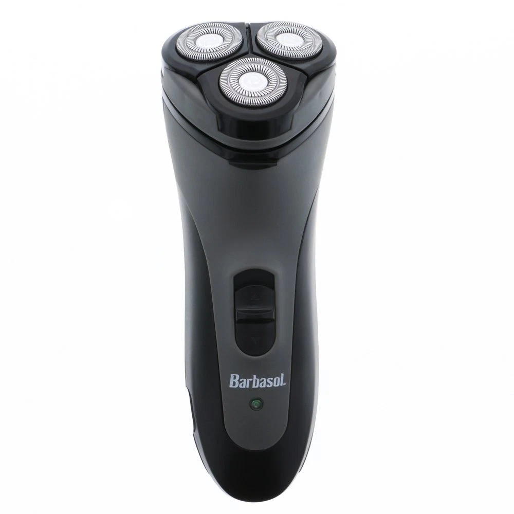 Rotary Shaver, Rechargeable Electric Rotary Shaver with Stainless Steel Blades,