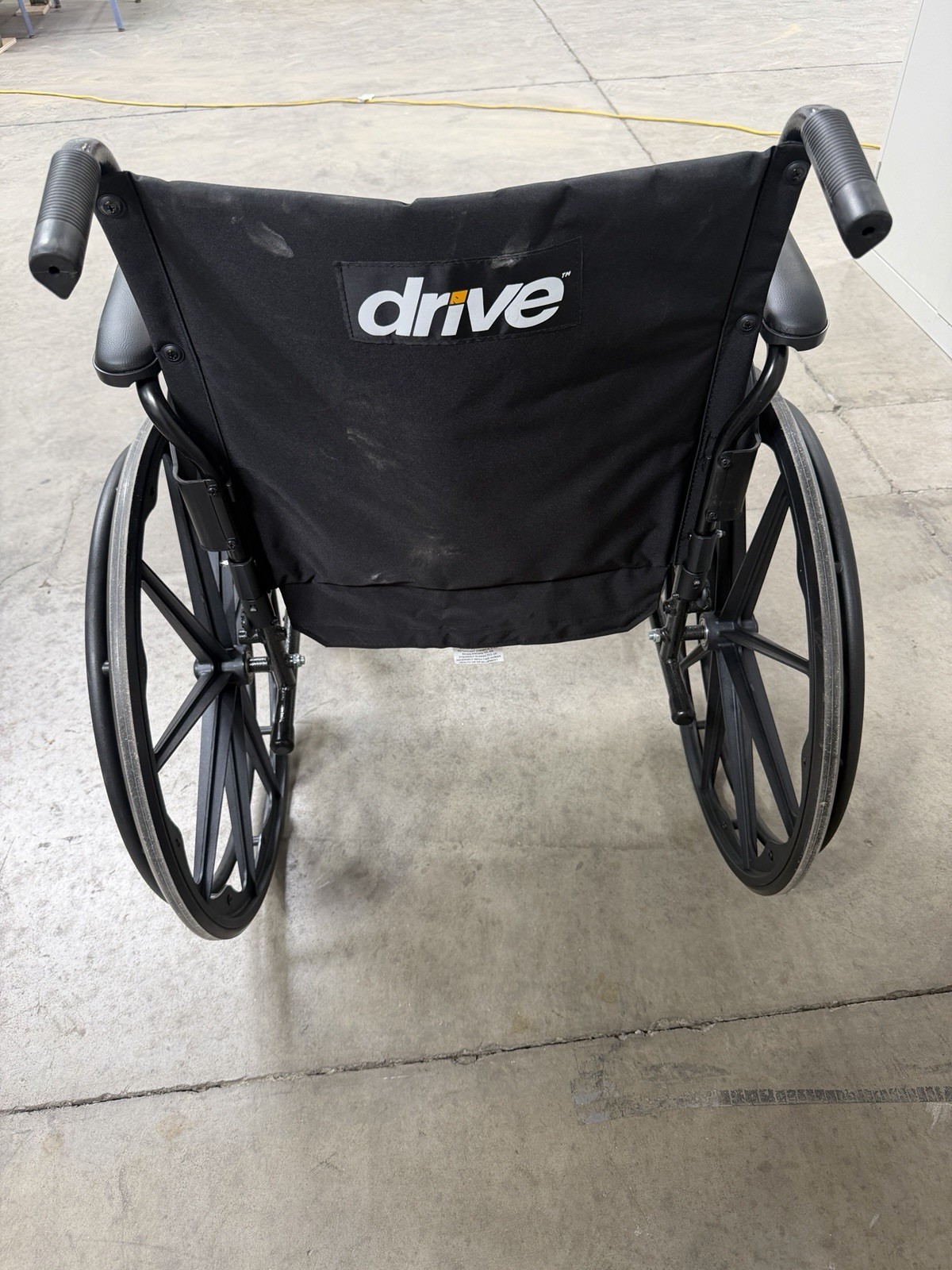 Drive Manual Wheelchair, Black, no foot rest or cushion