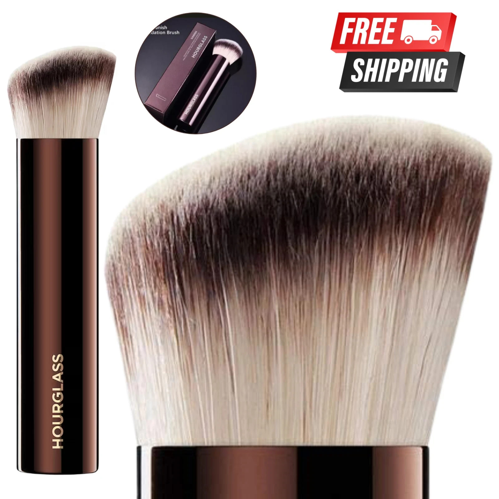 HOURGLASS Vanish Seamless Finish Foundation Brush NIB Authentic MSRP$16