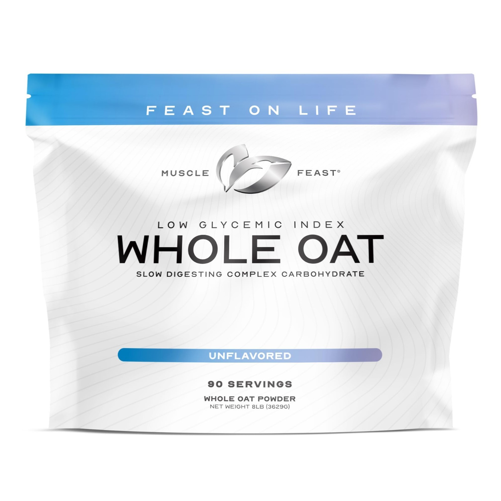 All-Natural Whole Oat Powder – Non-GMO Vegan Complex Carb Fiber, 8lb – Steady En