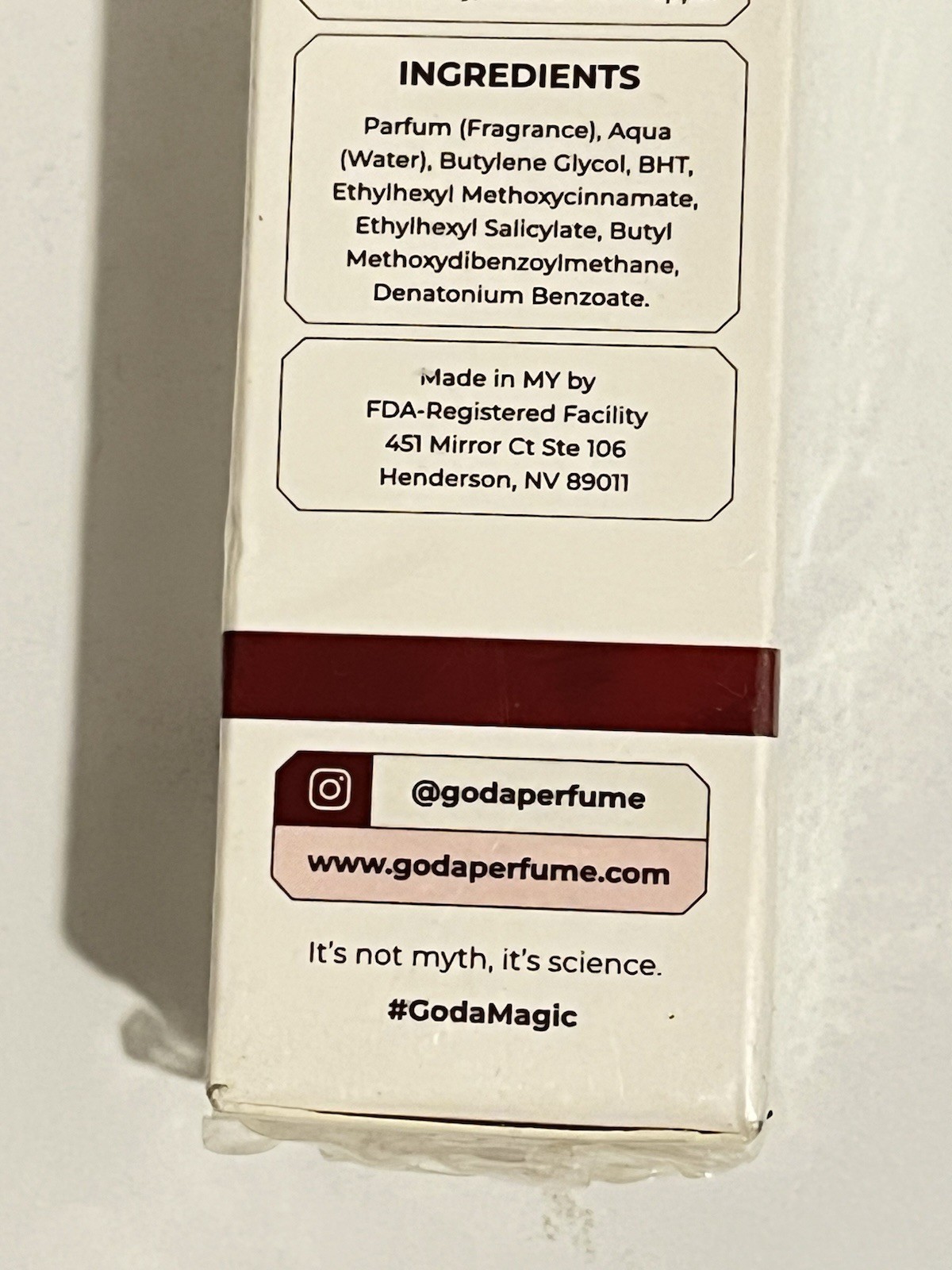Goda For Her Pheromone Infused Perfume 0.5 fl oz 15ml Vegan | Fast Free Shipping