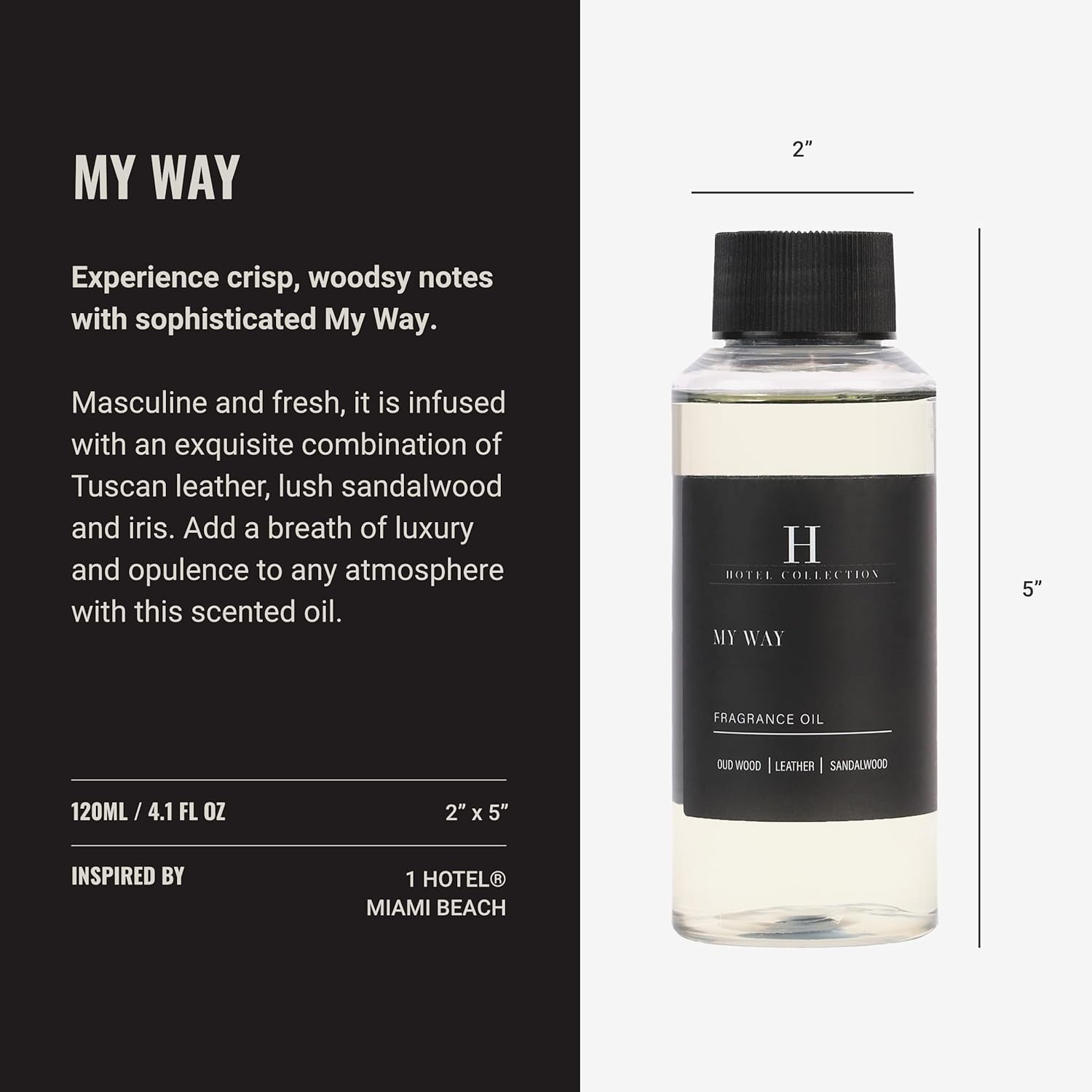 Hotel Collection MY WAY FRAGRANCE OIL 120ml Luxurious Aromatherapy
