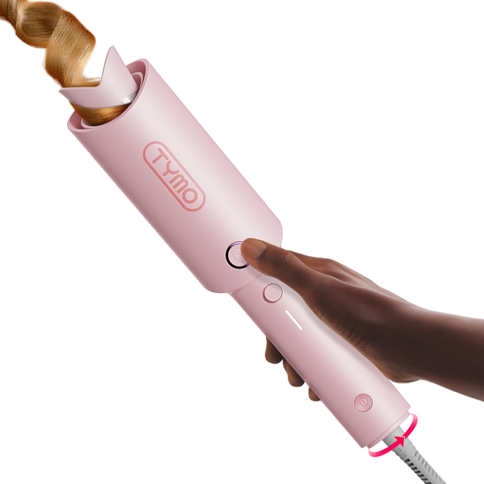 TYMO Automatic Rotating Curling Iron TYMO CURLPRO Beach Waves Curling Wand, …