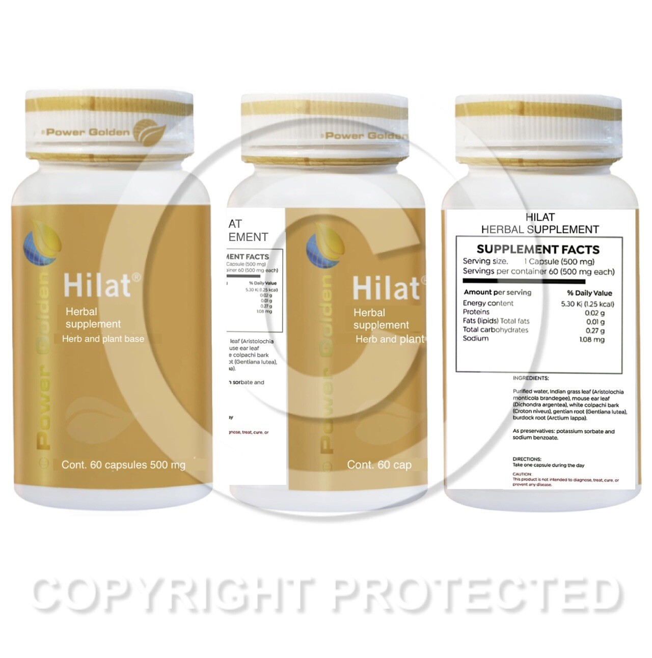 Power Golden OBS Hilat Night GRSS Combo 3 Pack Weight Loss Herbal Supplements