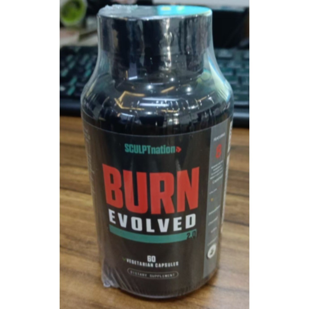 3 Pack Sculpt Nation Burn Evolved 2.0 Fat Loss Supplement, 180 Capsules
