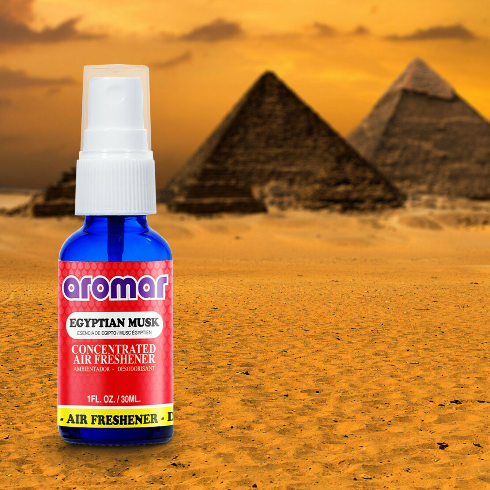 Aromar 100% Concentrated Air Freshener Spray Bottles, 1 oz.