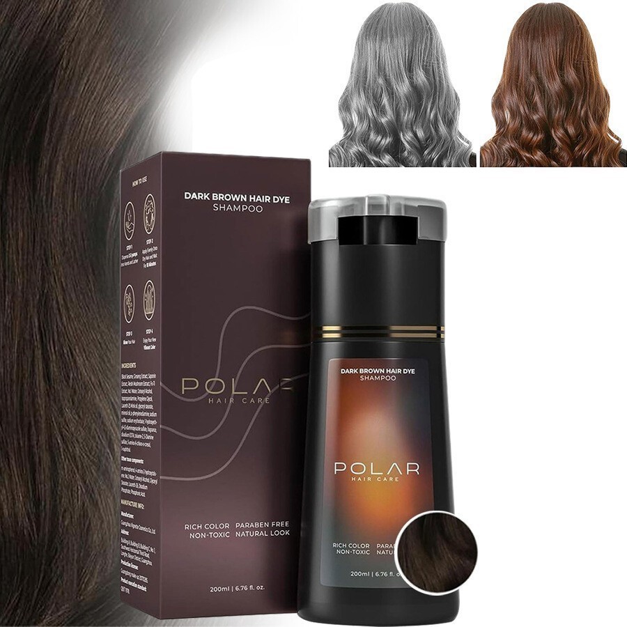 Polar-Hair Dye Shampoo Polar Hair Care, Hair Care Shampoo 200ML/6.7 OZ 3 Colors