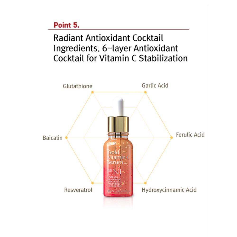 DR.NL Gold Vitamin C 13% Serum 20ml / 0.67fl.oz SkinCare K-beauty