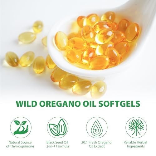 Resilia Oil Of Oregano With Black Seed Oil 6,000MG