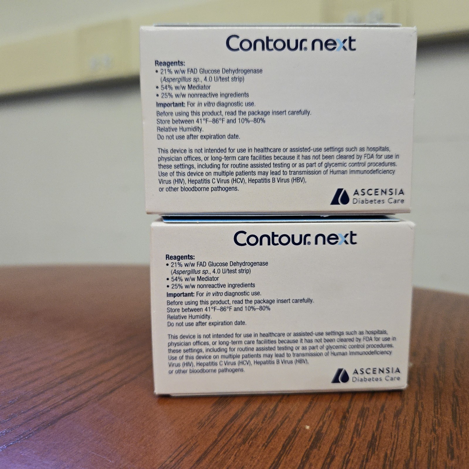 Contour Next Glucose Test Strips – 100 Count NEW Sealed Box Exp: 2/28/2027