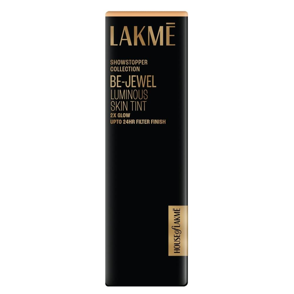 LAKME Be-Jewel Luminous Skin Tint, 25ml, for Radiant, for Women-Neutral Honey