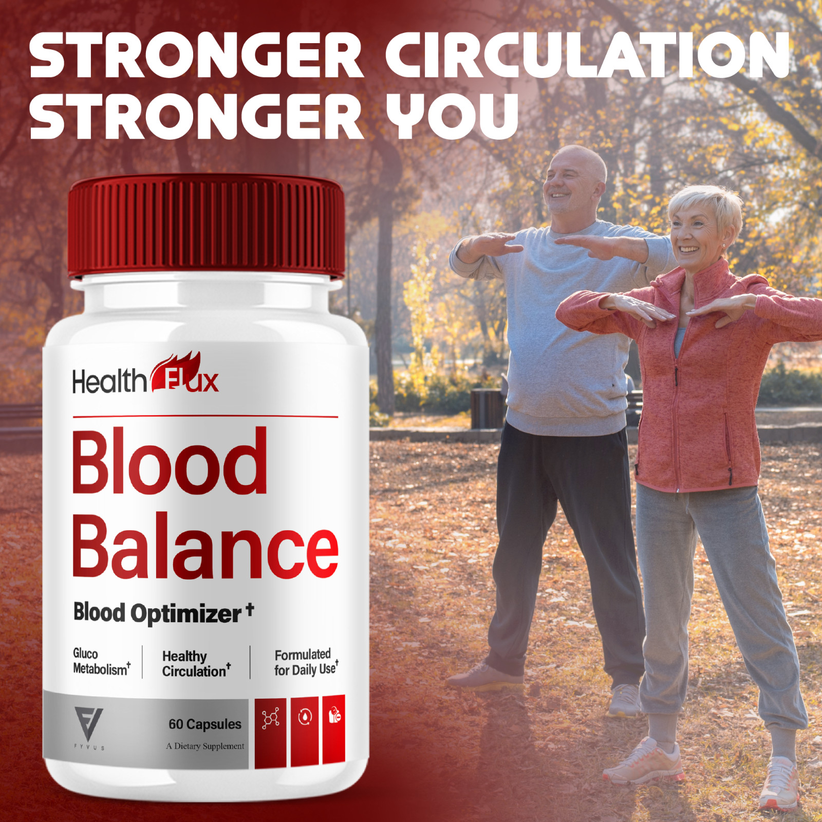 (3 Pack) Health Flux Blood Support Supplement, HealthFlux Pills (180 Capsules)