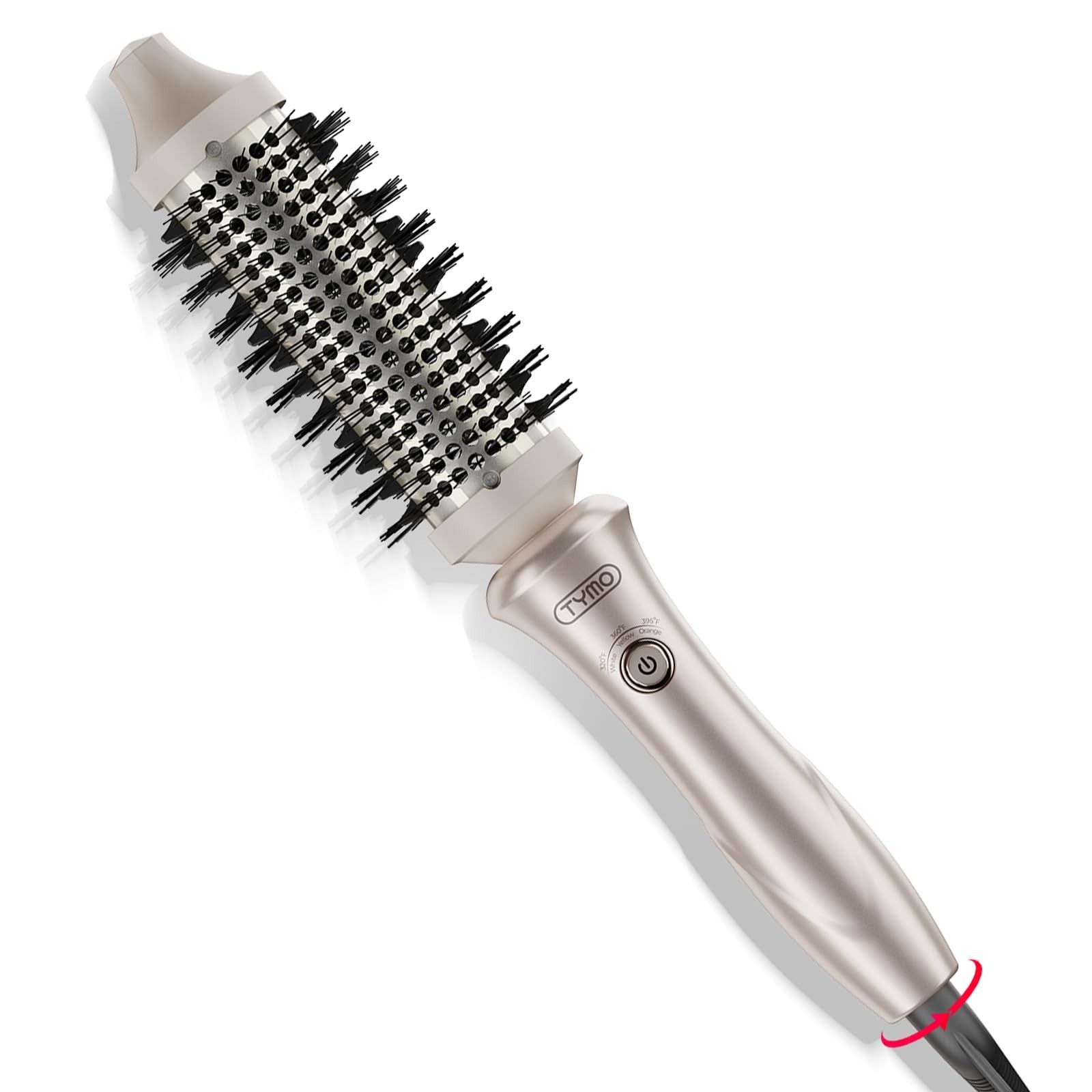 1.5″ Thermal Curling Brush & Blowout Volumizer – 2-in-1 Hair Straightener & Curl