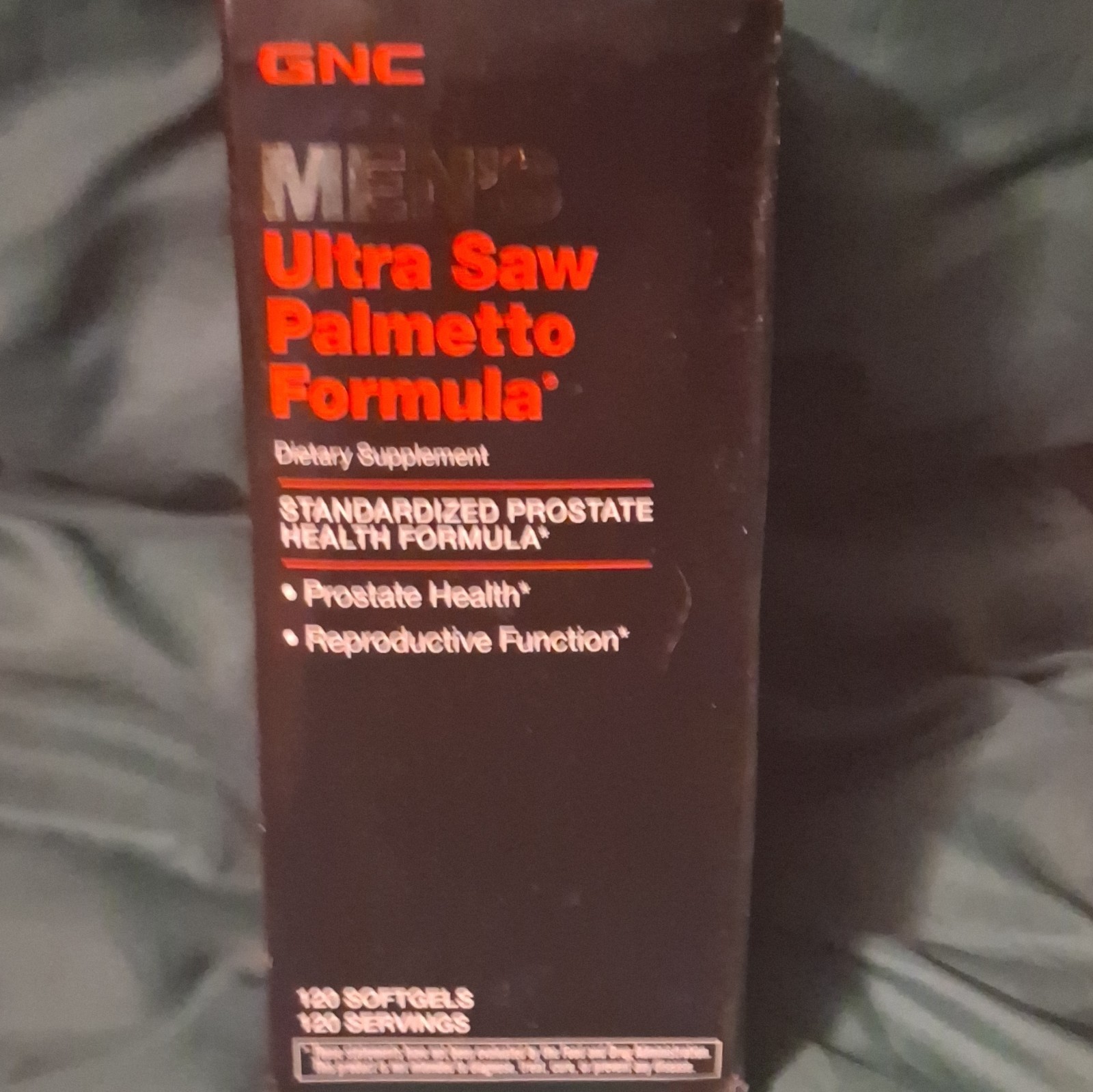 GNC Men’s Ultra Saw Palmetto Formula Softgels, Prostate Health Support, 120 Ct