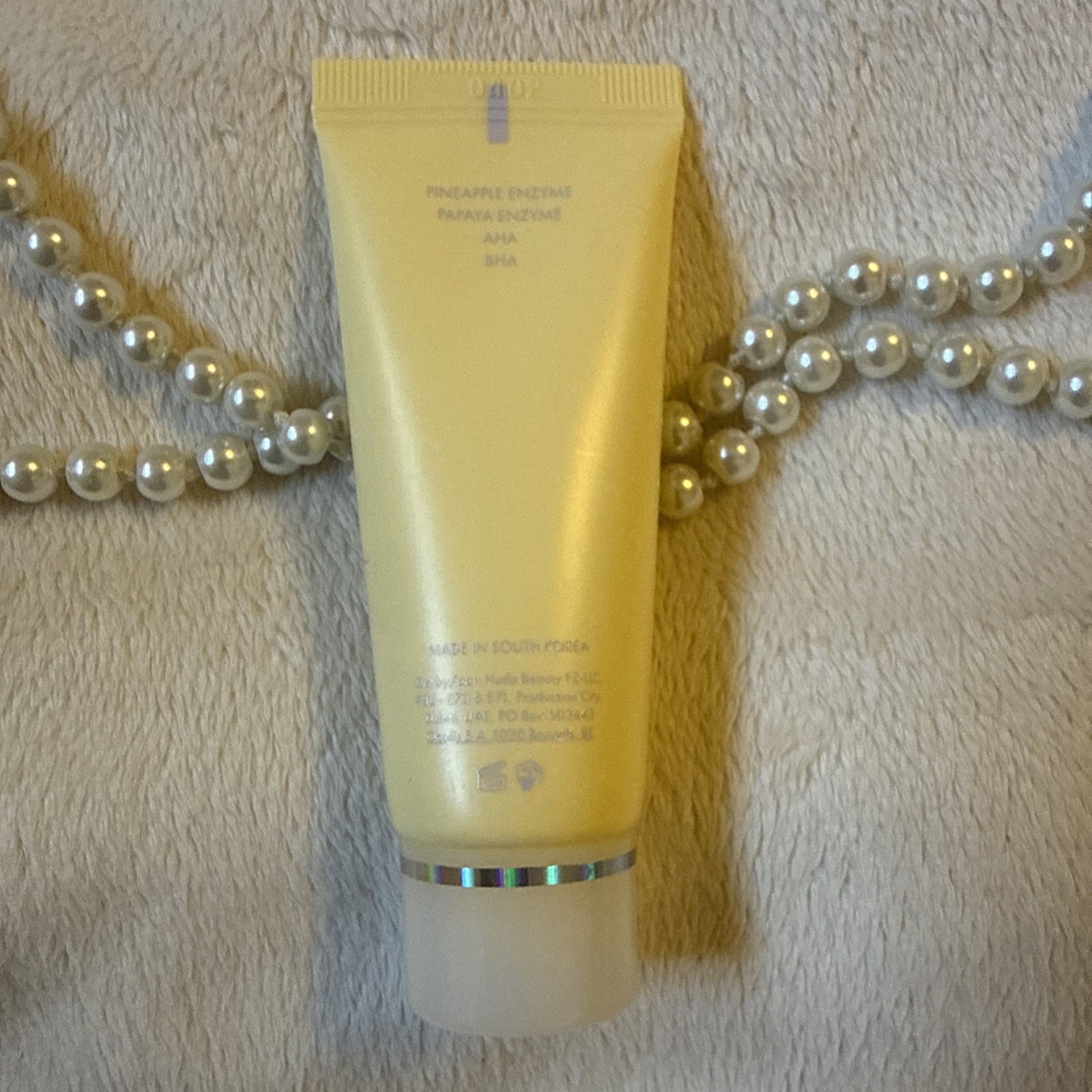WISHFUL Yo Glow AHA & BHA Facial Enzyme Scrub 20 ml 0.67 fl oz Deluxe mini NWOB
