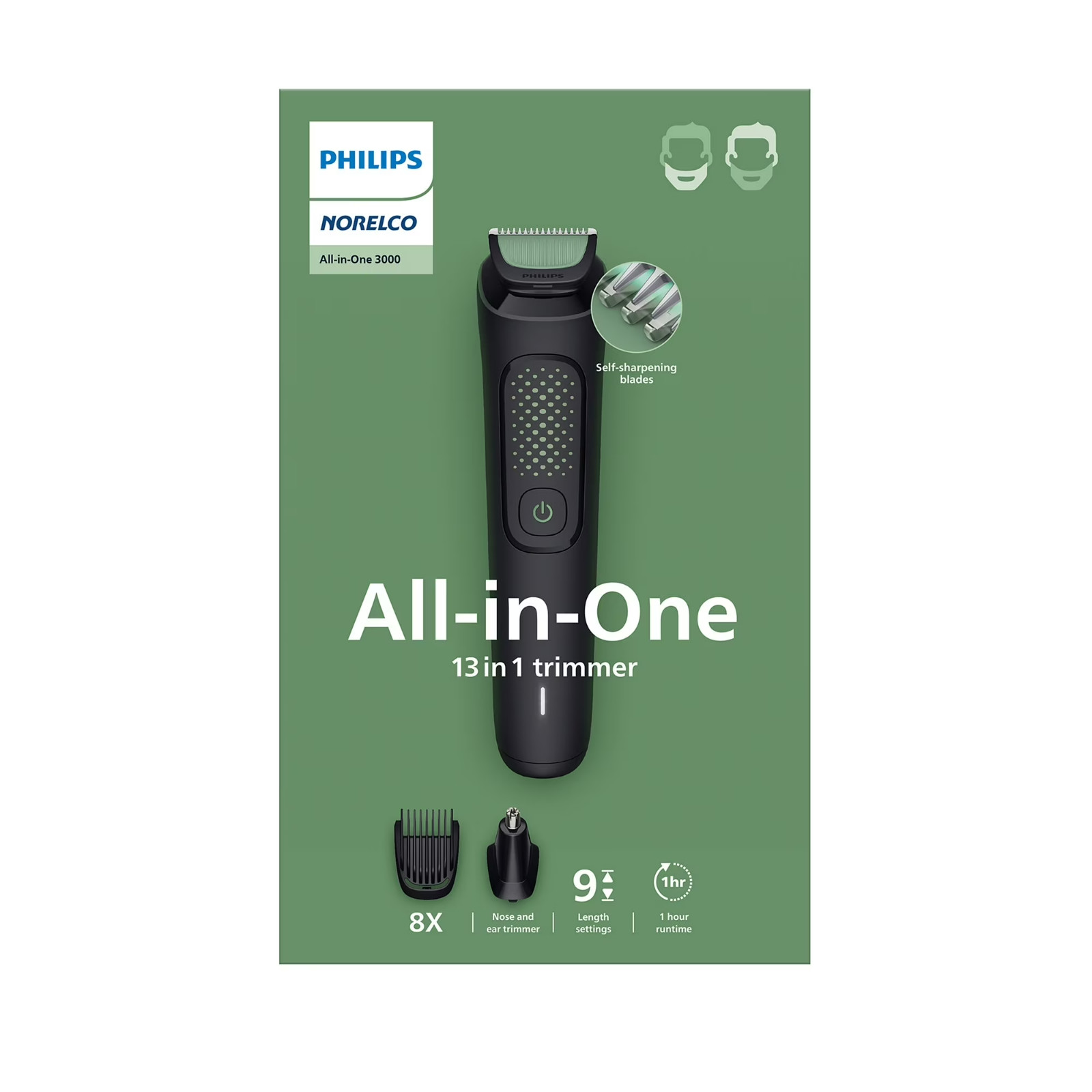 Philips Norelco All-In-One 3000 Series 13-in-1 Trimmer MG3919/50 NEW