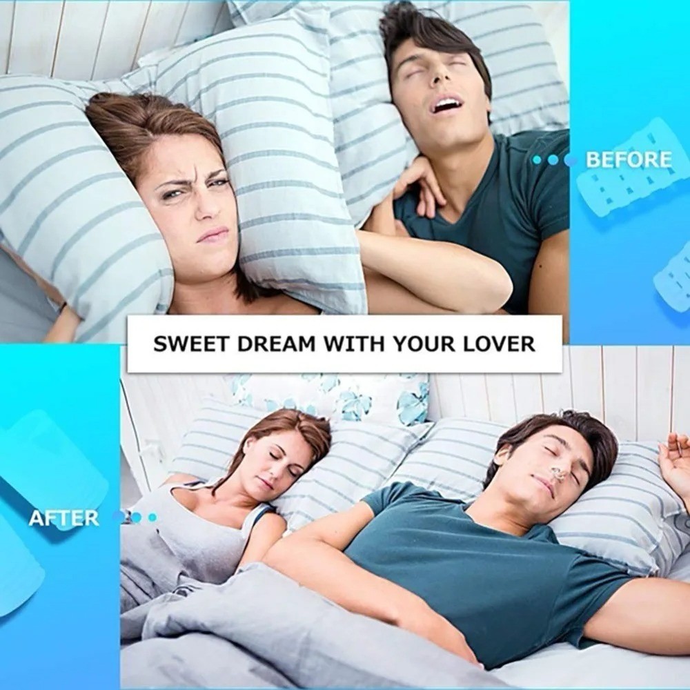 8Pc Silicone Anti-Snoring Nose Vents Snore Stopper Dilators for Better Sleep