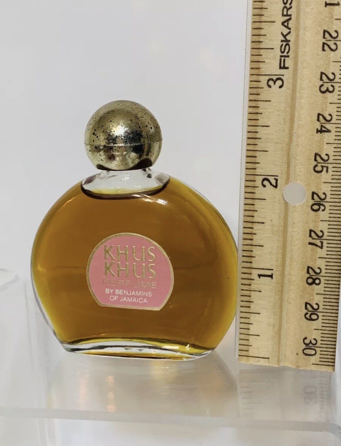 VINTAGE KHUS KHUS COLOGNE BY BENJAMINS OF JAMAICA SPLASH