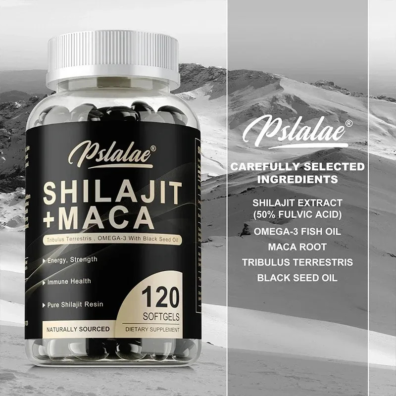 Shilajit + Maca 240pcs – Boosts Energy and Vitality, Balances Hormones