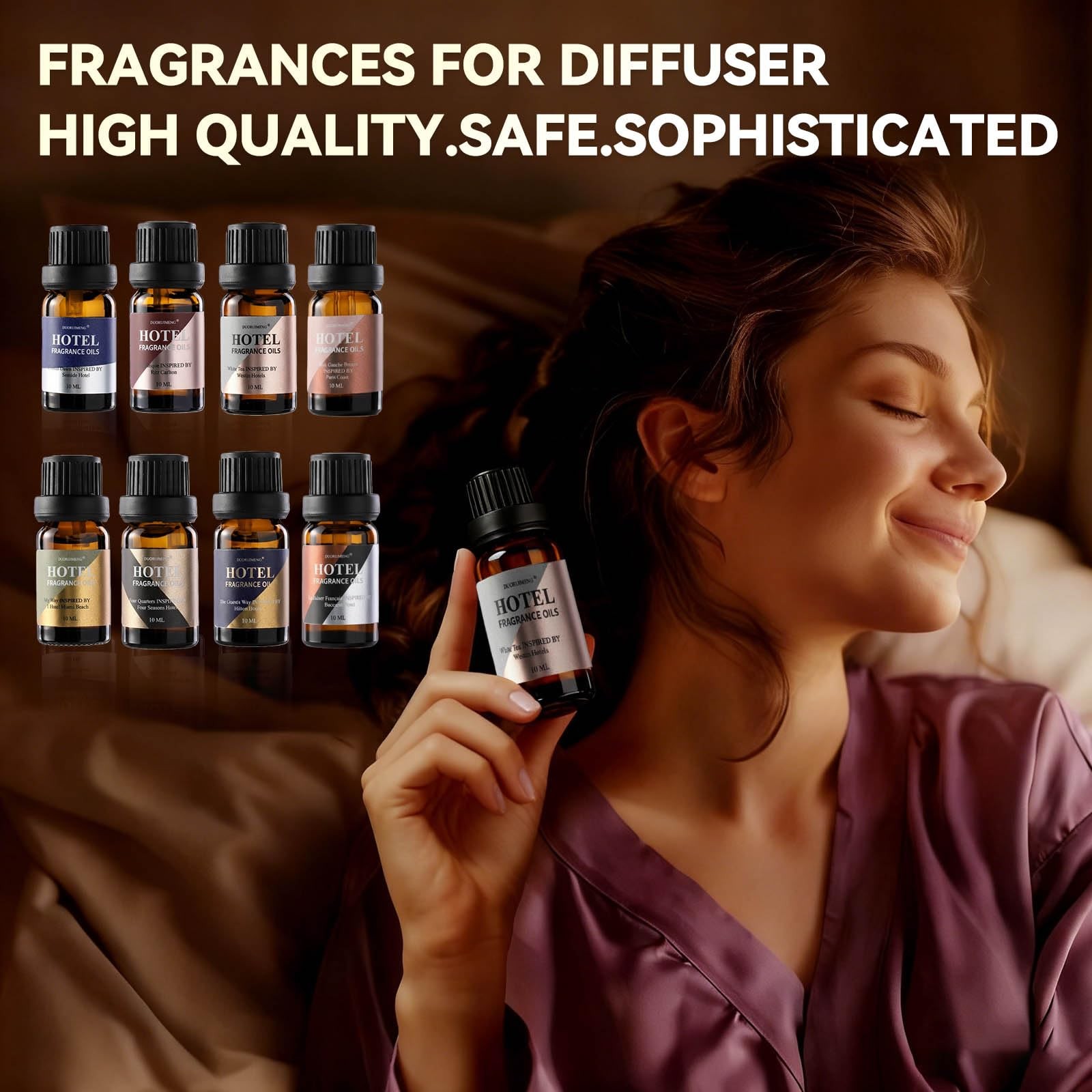 Hotel Diffuser Oil Gift Set – Inspired by 5-Star Hotel Scents – My Way,Ritz -…