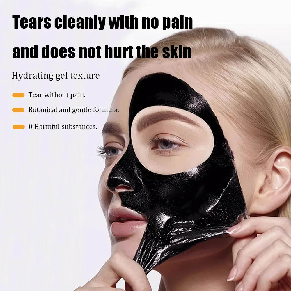 60g Bamboo Charcoal Fiber Mask Blackhead Removal Deep Mask Deep Cleansing Cleans