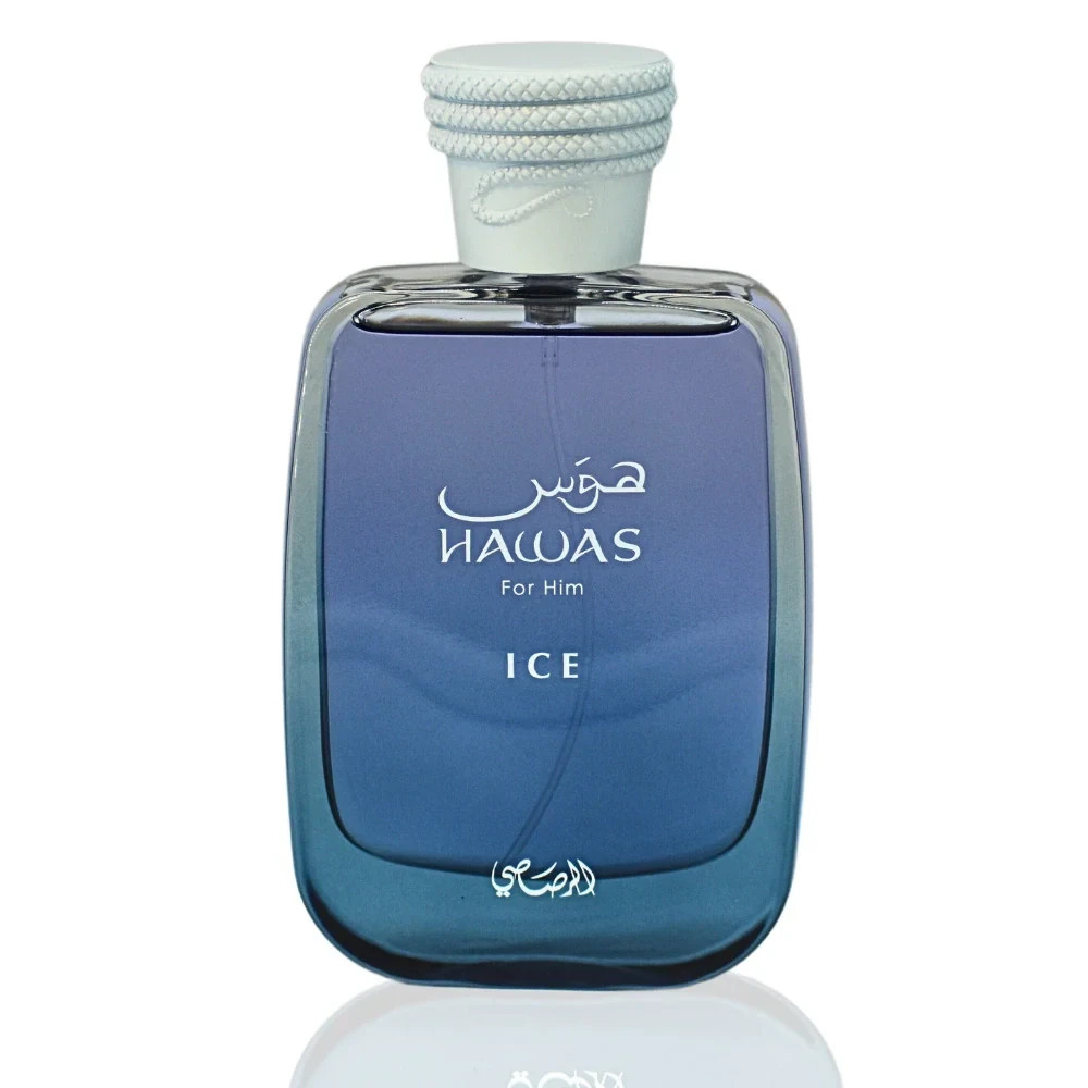 Rasasi Hawas Ice for Men Eau de Parfum Spray 3.4 Oz / 100 ml