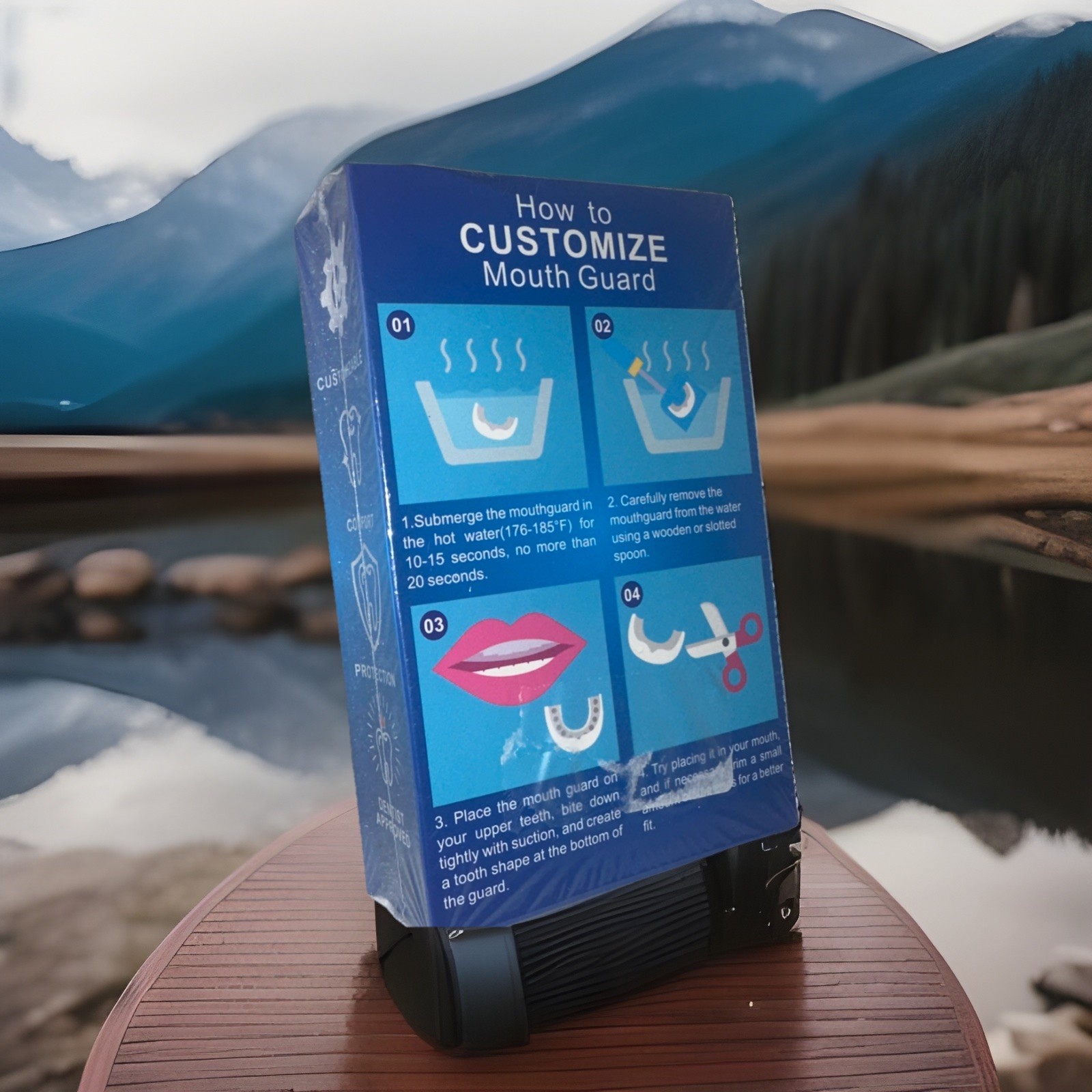 Mouth Guard for Grinding Teeth at Night: Reusable Mouthguards 2.4in Exp 02/04/28