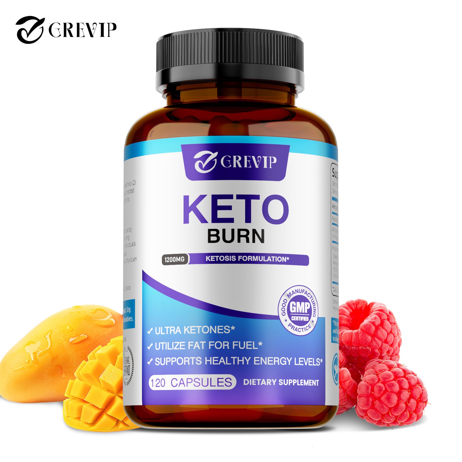 KETO 120pcs – Detoxifies, Metabolism, Suppresses Appetite, Replenishes Energy