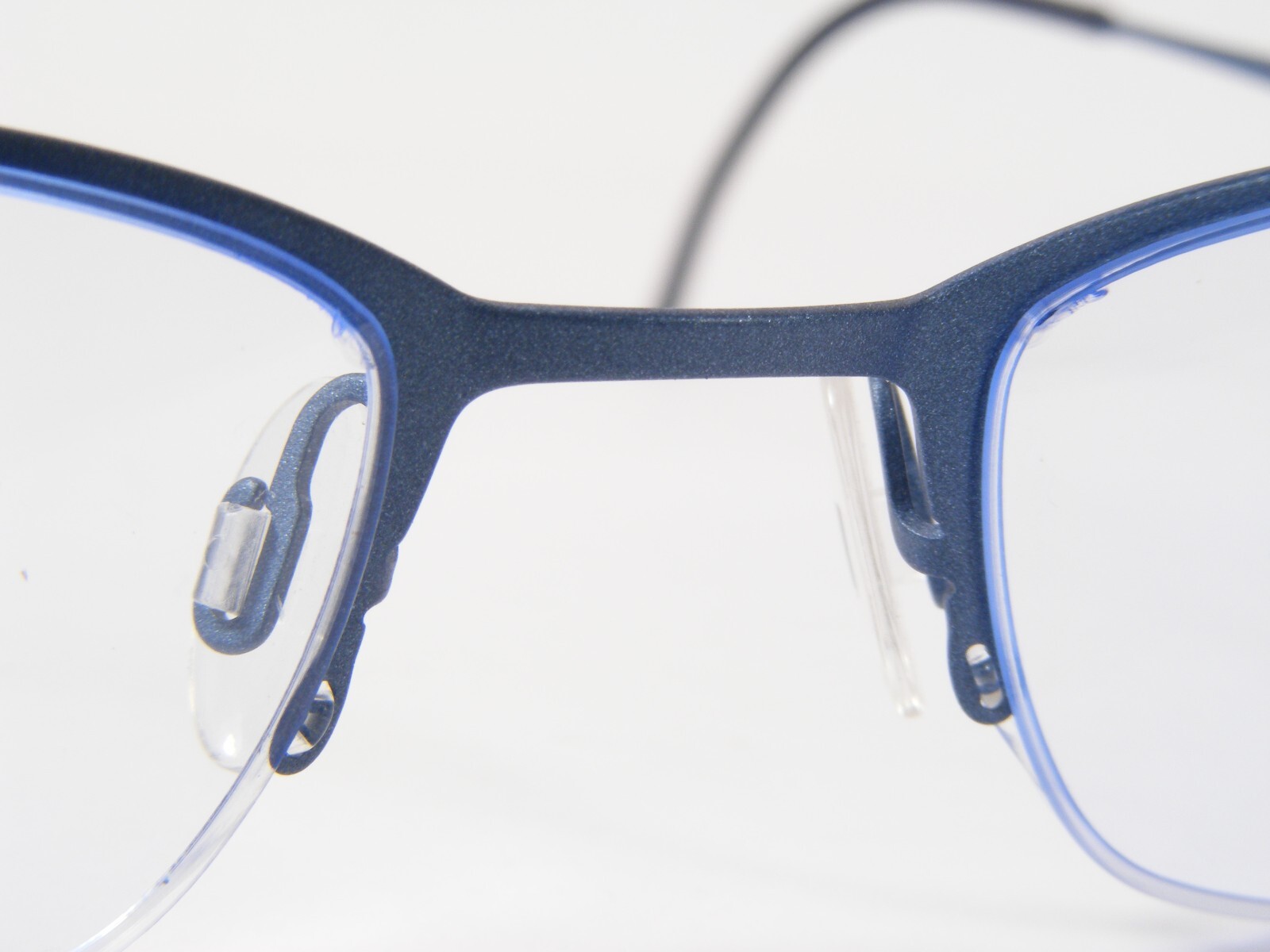 Vintage RODENSTOCK R4328 D Matte Blue UNIQUE RARE TITANIUM EYEGLASSES 49-20-140