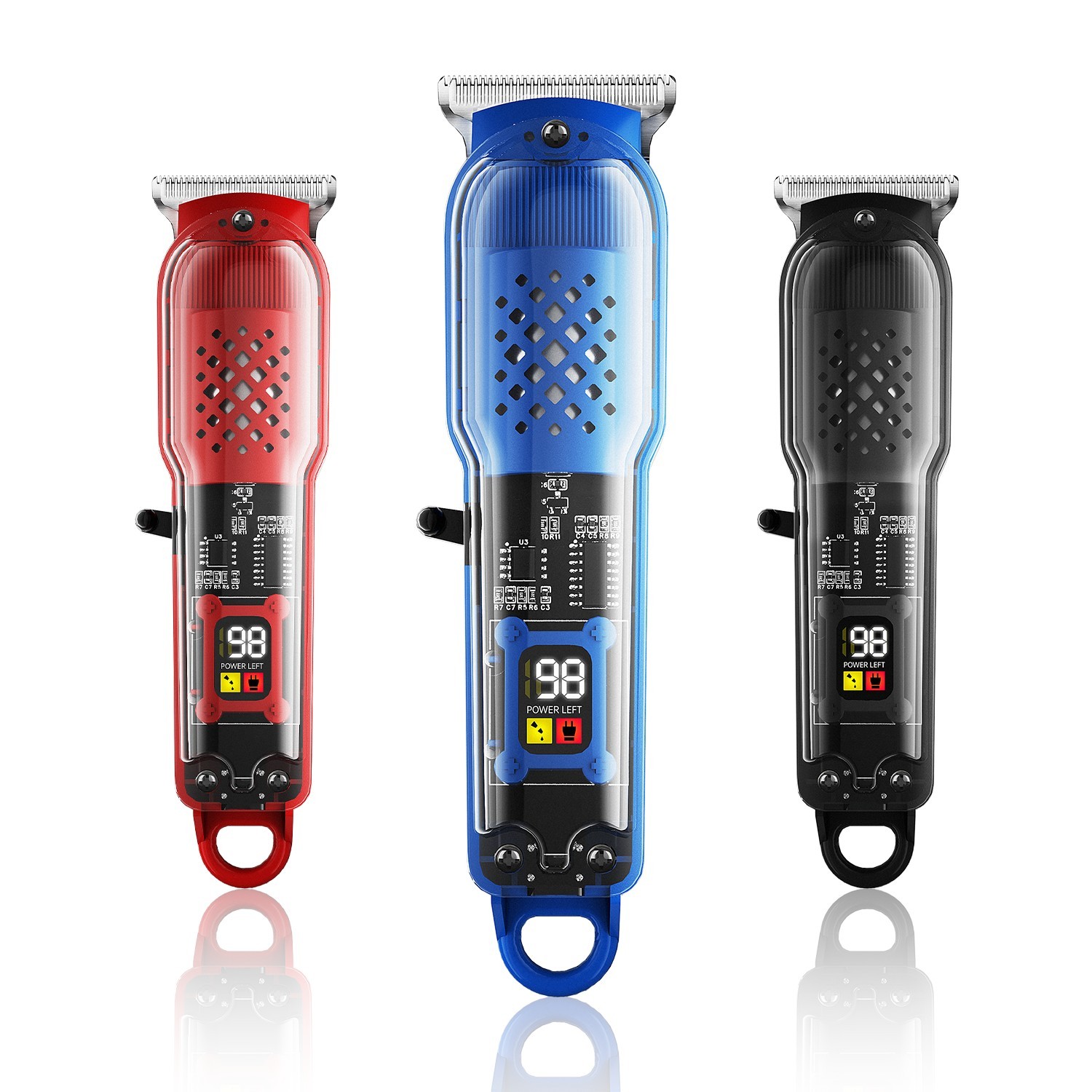 Kalhela Professional Hair Clipper with a lithium battery/USB, Three color option