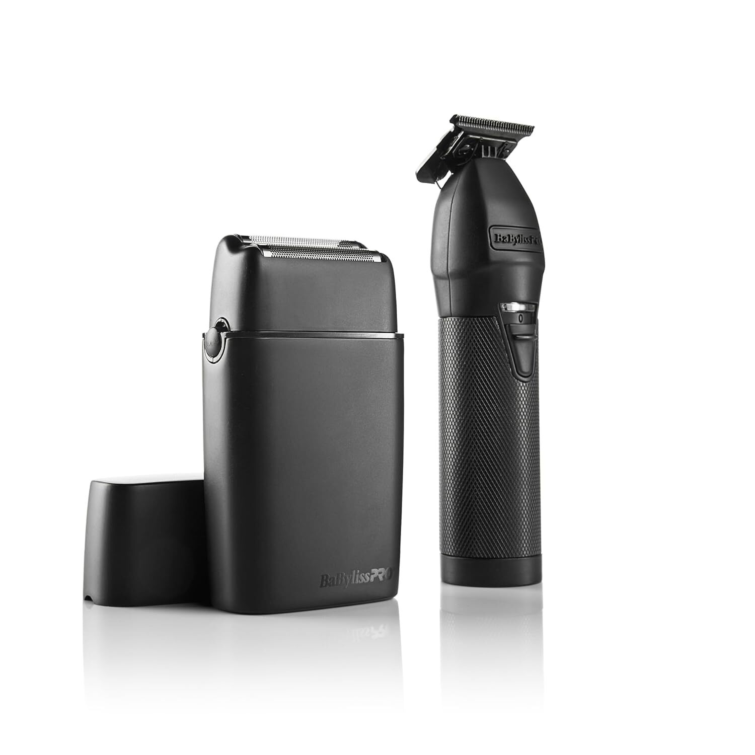 BabylissPRO LimitedFX Matte Black Trimmer & Double Foil Shaver #FXDUOFS2TMB