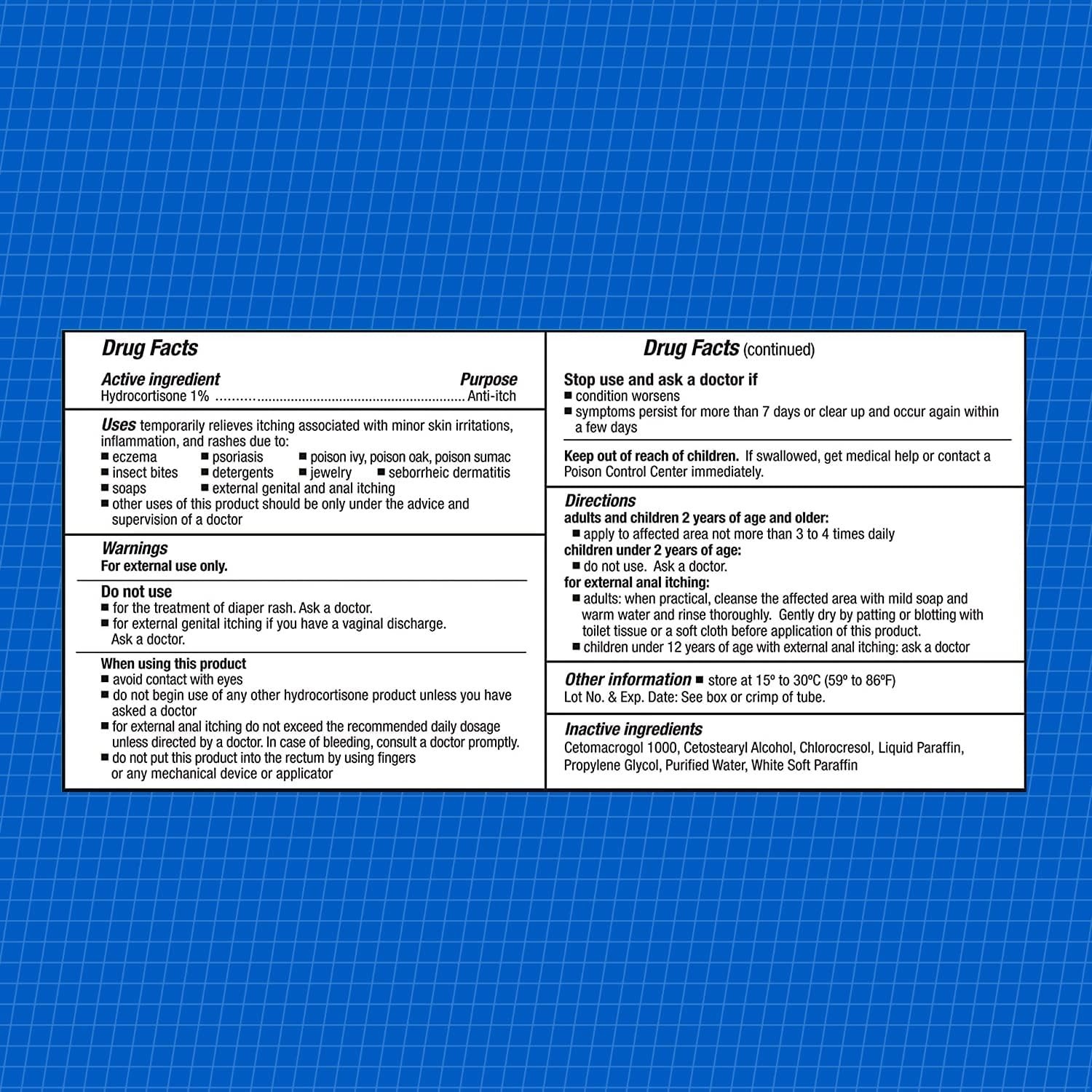 Hydrocortisone cream 1, 3oz Tube (Pack of 3), Maximum Strength Anti-Itch Cream