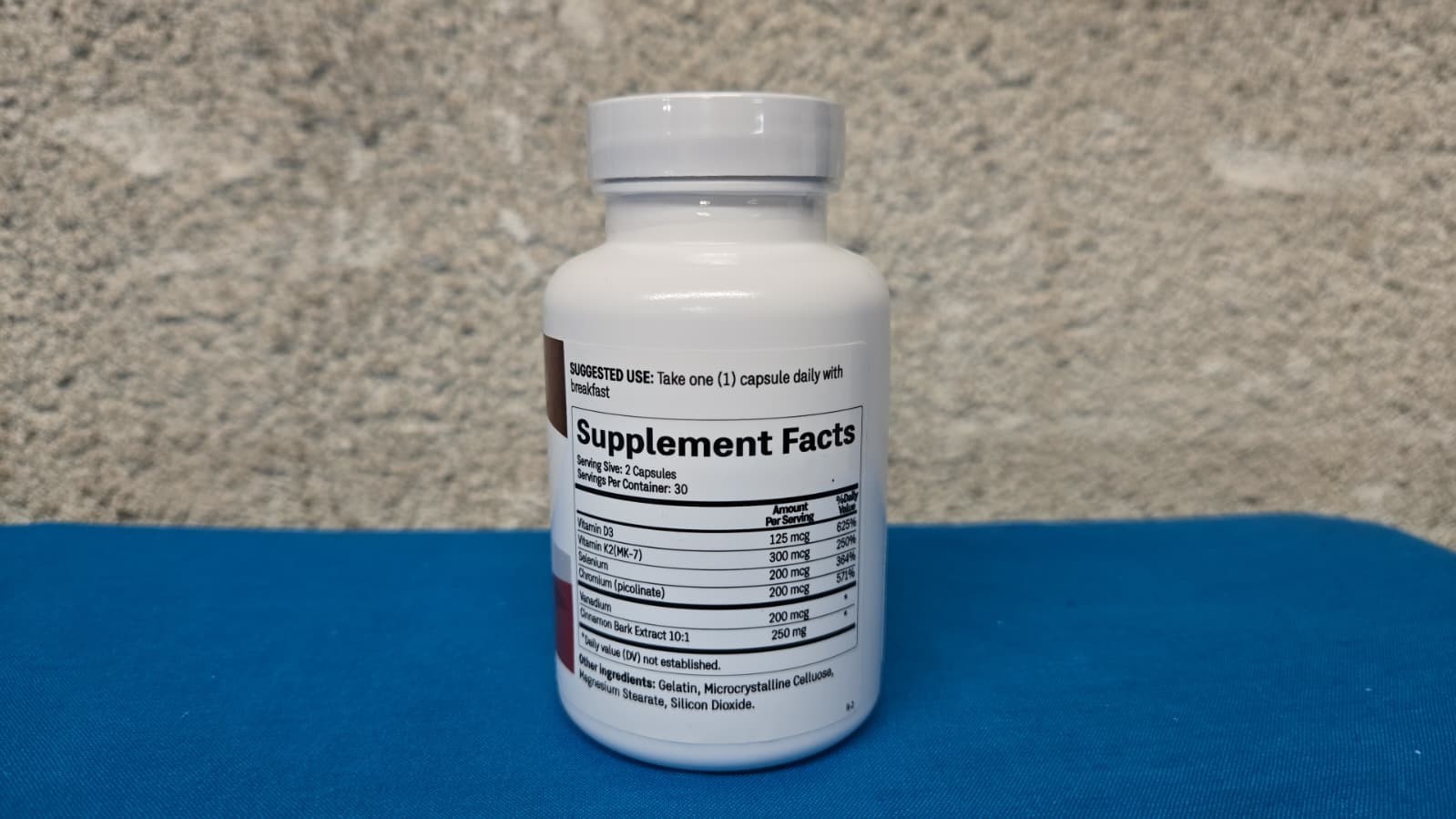 CINNACHROMA Blood Glucose Metabolism Sugar Support Cinnamon 30 Caps Exp 12/2027