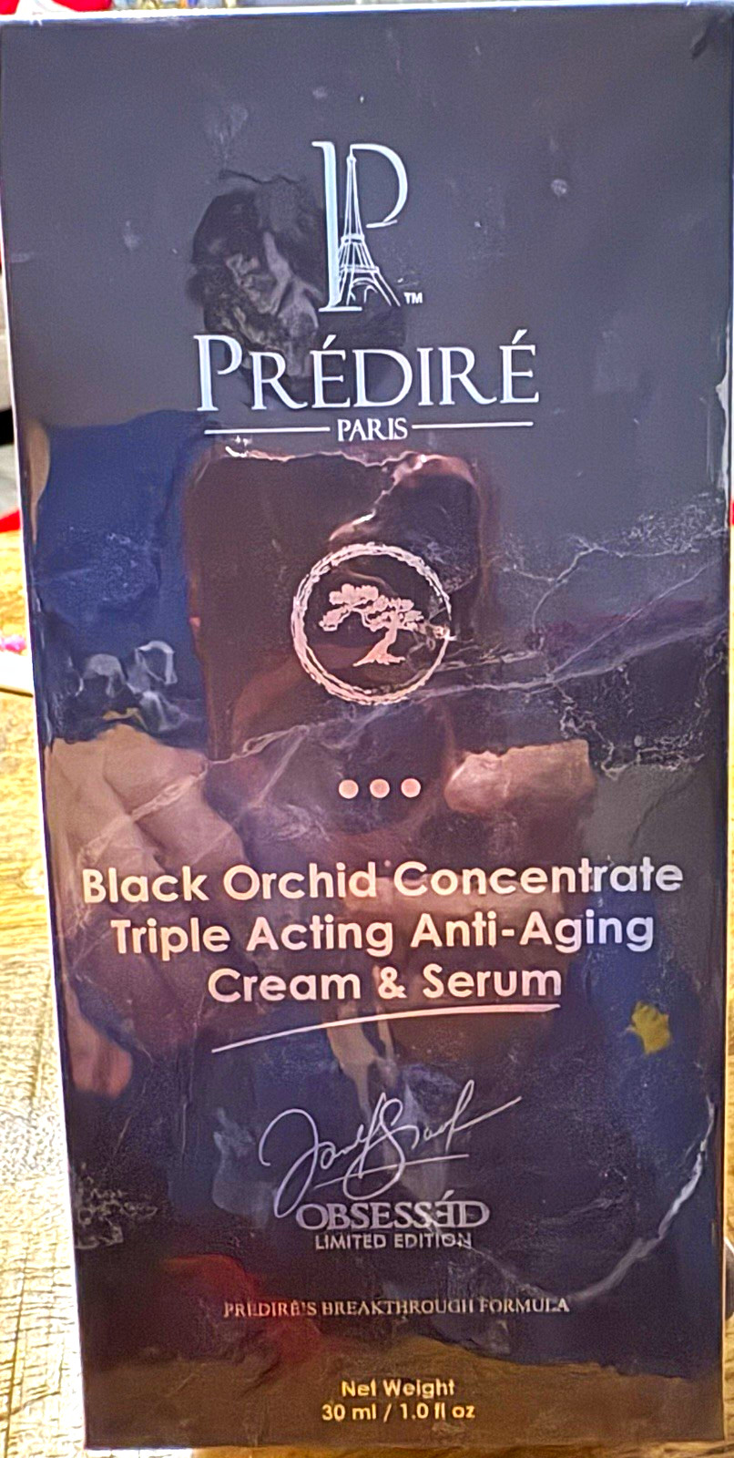 Predire Paris Black Orchid Concentrate Anti-Aging Cream & Serum 1.0 fl oz LE