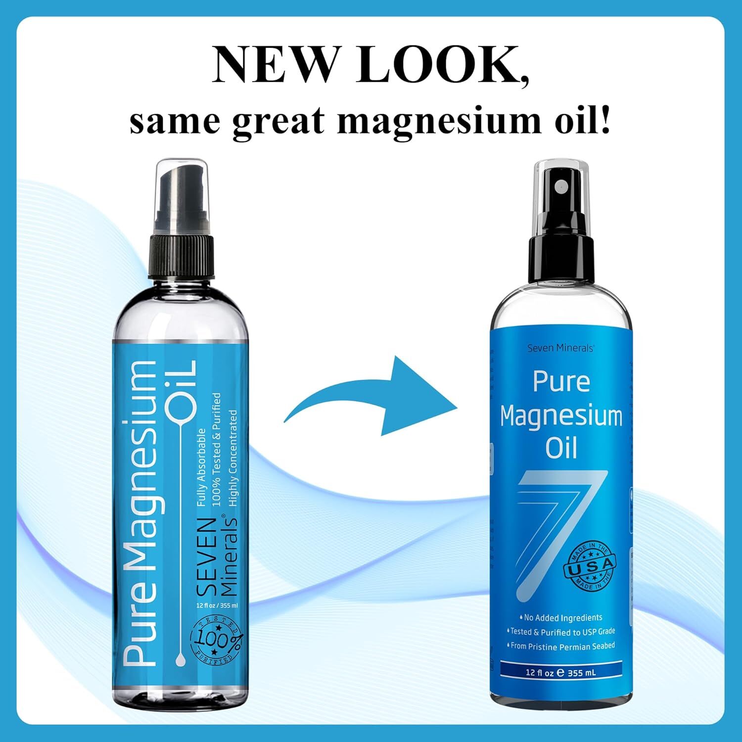 , Pure Magnesium Oil Spray – Big 12 Oz (Lasts 24 Months) – USP Grade Magnesium S