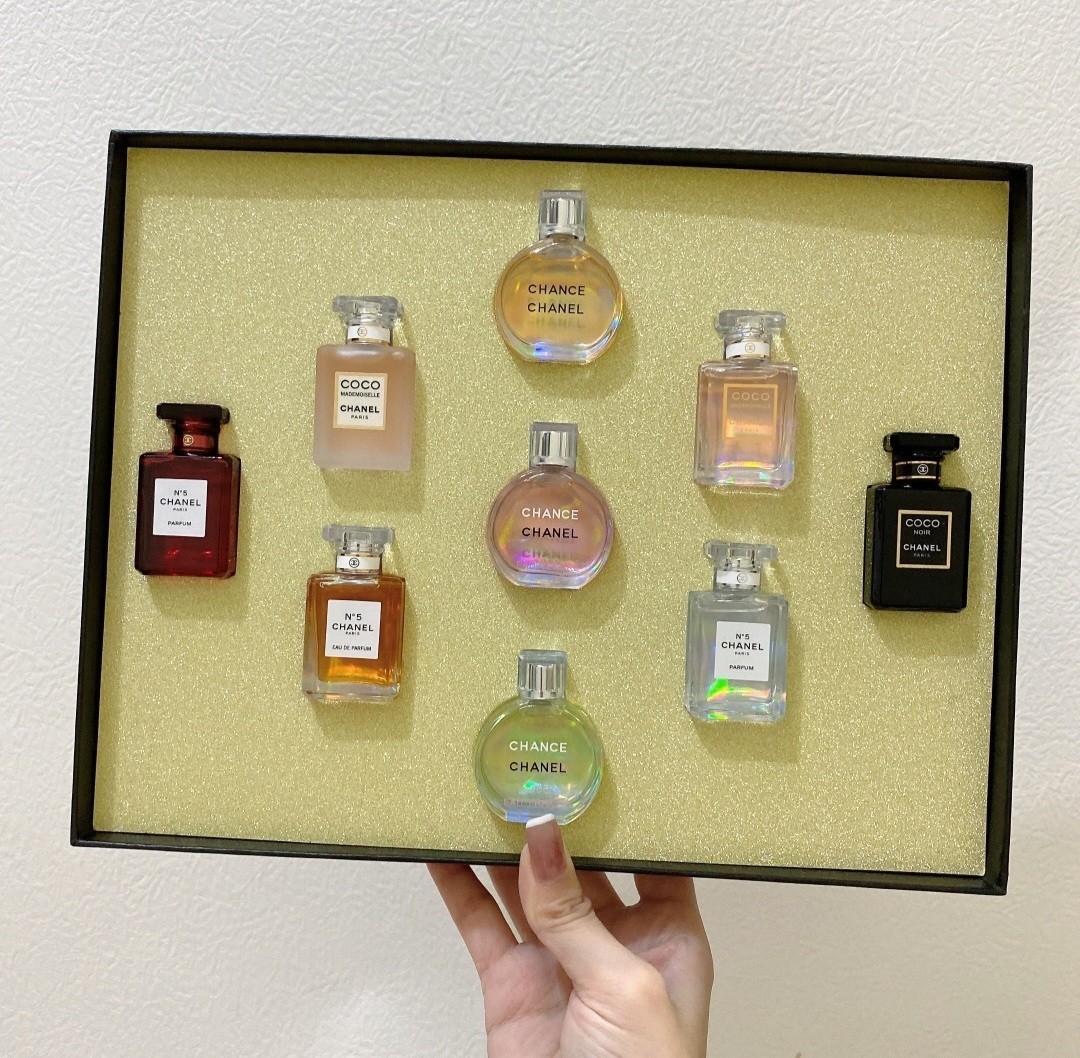 Channel Fragrances Eau De Parfum Miniature Pack Of 9 Travel Size