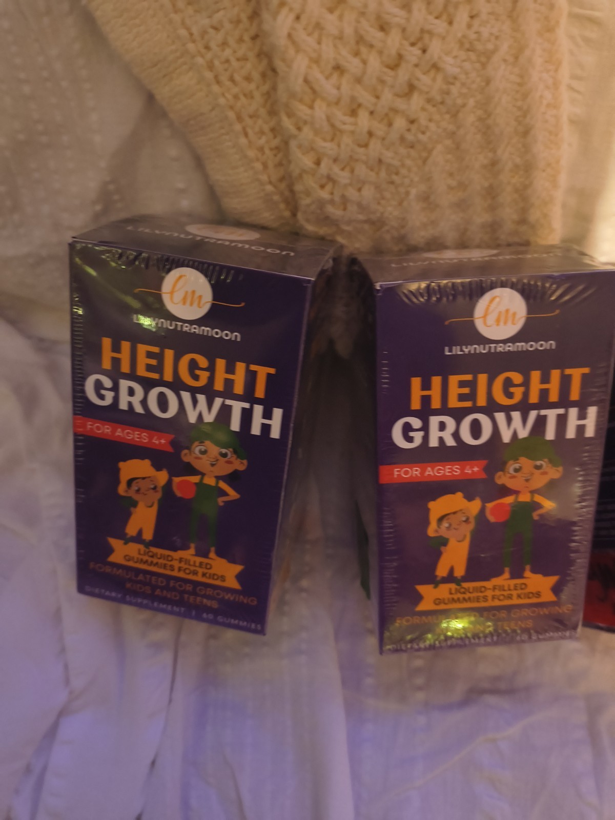 LilyNutraMoon Height Gummies – 60 count – Ages 4+ – 10/2027