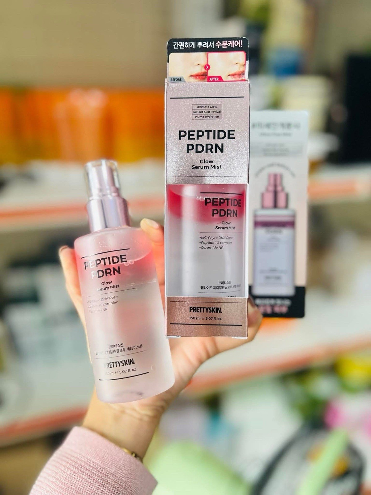 PRETTYSKIN – Peptide PDRN Glow Serum Mist – 150ml