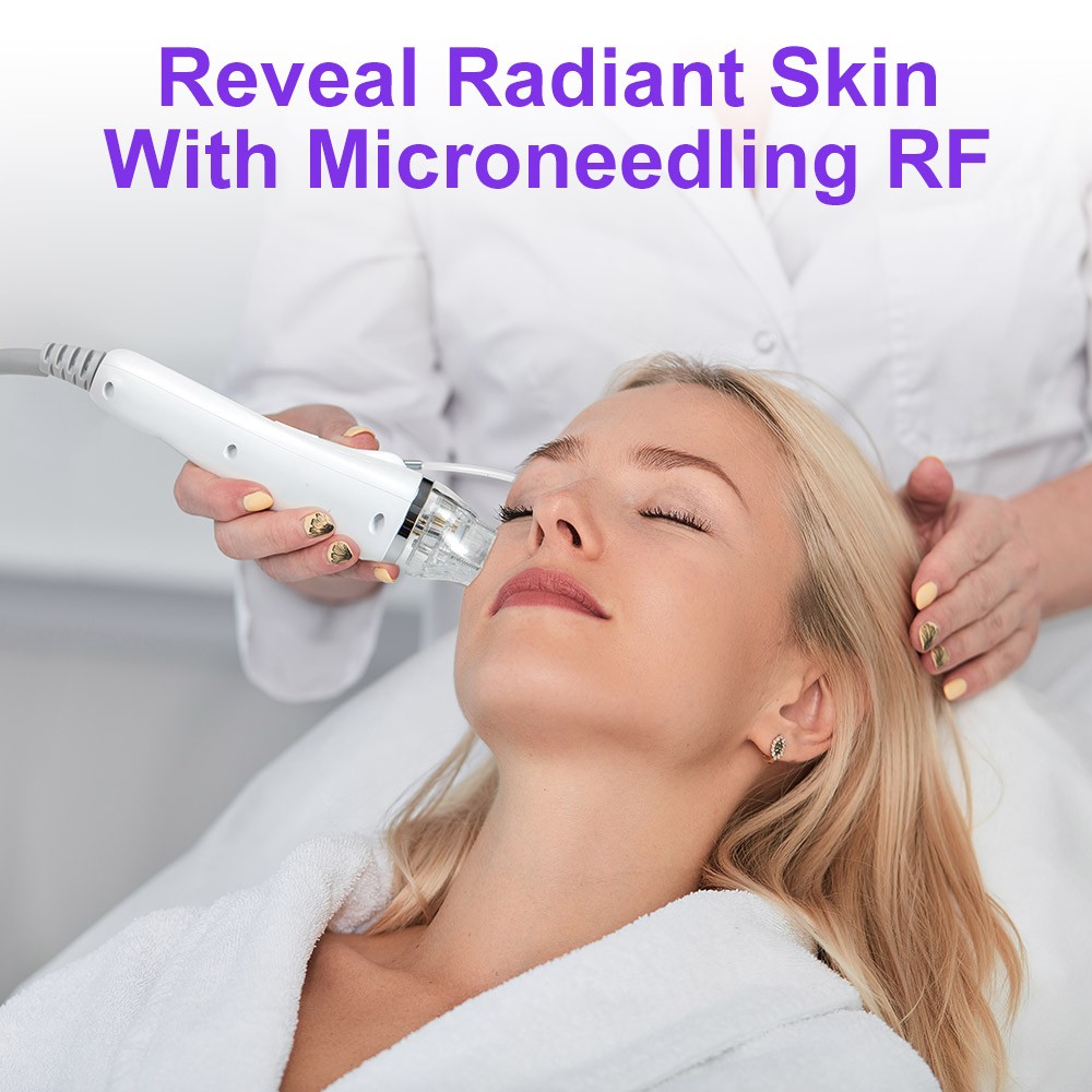 2in1 RF Micro-n-eedle Machine Cold Hammer Anti Scars Spot Wrinkle Removal Beauty