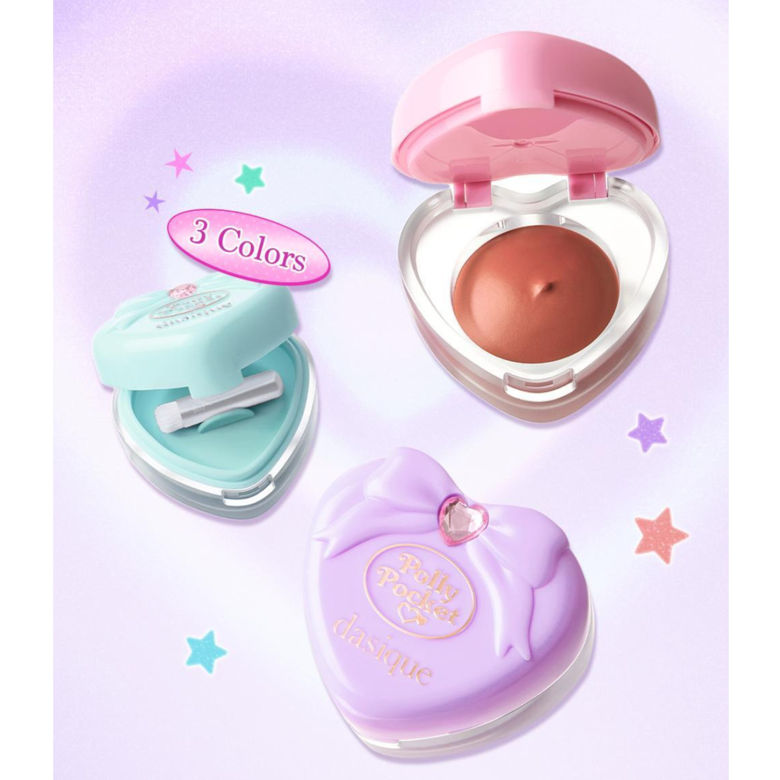 DASIQUE X Polly Pocket Souffle Color Pot 6.5g Limited K-Beauty