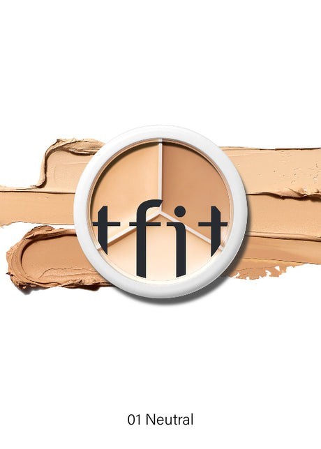 TFIT Cover Up Pro Concealer Full Coverage Dark Circles Blemish Corrector Long La