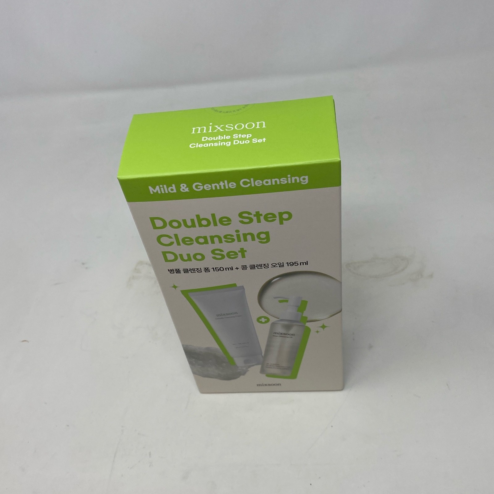 mixsoon Double Step Cleansing Duo Set 195ml+150ml (Bean Oil & Cica Foam)