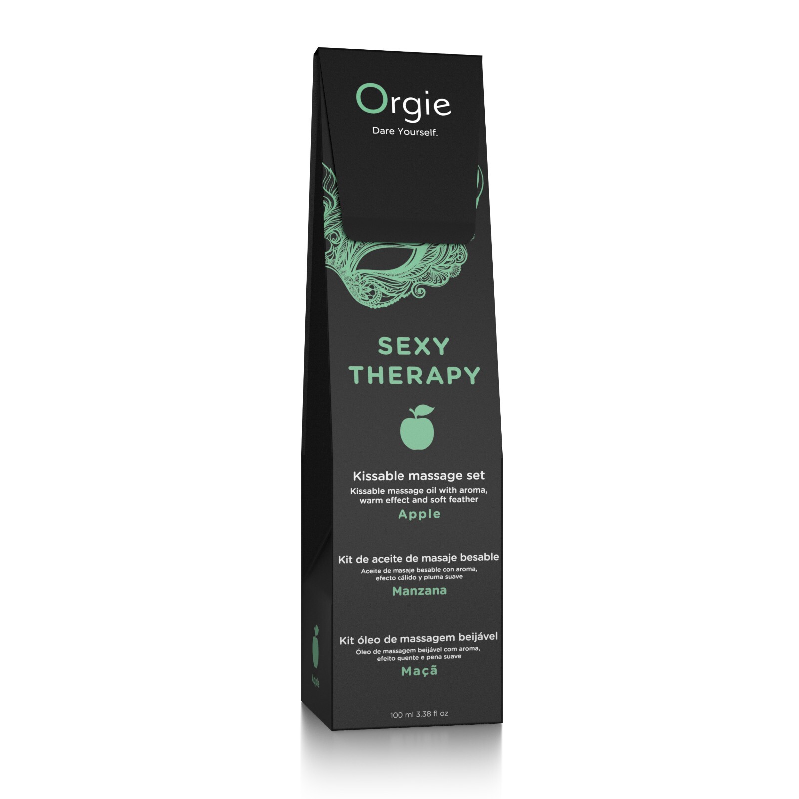 Orgie Sexy Therapy Massage Set Apple Flavor * Warming Effect Massage Oil * 100ml