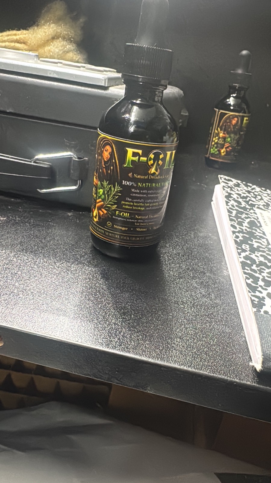 hair oil : F Oil 100% Natural Hair Oil – Rosemary, Mint, Cinnamon&olive oil 100%